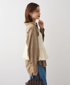 Green Parks 表面感ベロアバルーンキャミビスチェ