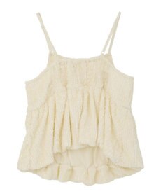 Green Parks 表面感ベロアバルーンキャミビスチェ