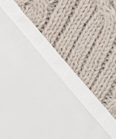 ANY 【洗濯機可・前後差あり】レイヤードブラウスニット