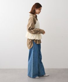 Green Parks 表面感ベロアバルーンキャミビスチェ