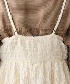 Green Parks 表面感ベロアバルーンキャミビスチェ