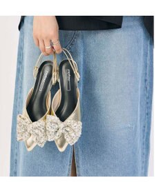 MODE ET JACOMO <noyau>2WAYリボンストラップミュールパンプス