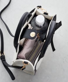 Maison de FLEUR EC限定ロゴ刺繍キャンバス2Wayバッグ