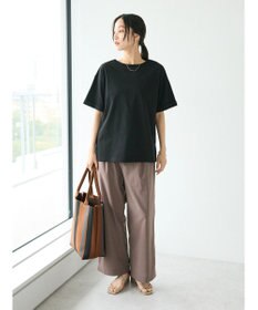 CRAFT STANDARD BOUTIQUE 接触冷感/抗菌防臭/ 前後2WAY半袖スクエアネックTee