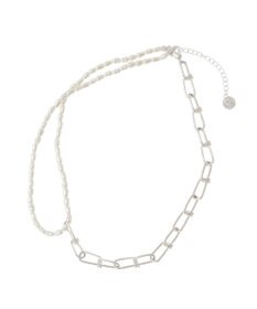 Green Parks デザインチェーンアシメネックレス