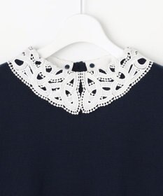 ANY SIS S レース襟 ニット