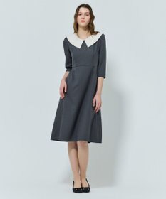 TOCCA 【八木アリサさん着用】【00サイズあり・消臭】FLYING SAUCER 七分丈ドレス