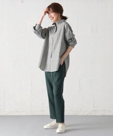 ANY 【セットアップ対応/ウエストゴム】イージィケア美脚テーパードパンツ