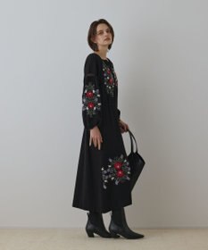 GRACE CONTINENTAL エンブロイダリーカフタンワンピース