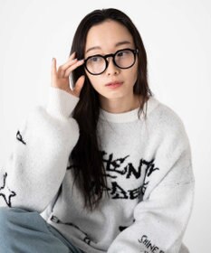 WEGO 【ユニセックス着用ITEM】セルフレームクラウンパントアイウェア