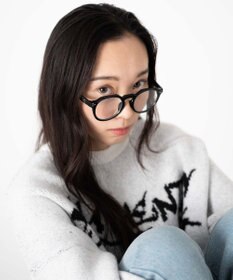 WEGO 【ユニセックス着用ITEM】セルフレームクラウンパントアイウェア