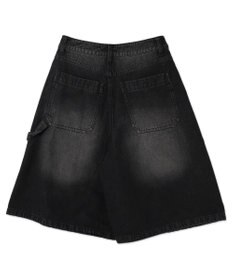 WEGO ウエストドロストダブルニーバギーハーフパンツ