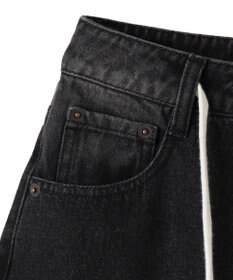 WEGO ウエストドロストダブルニーバギーハーフパンツ