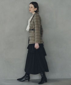 YECCA VECCA アシンメトリーラッフルスカート