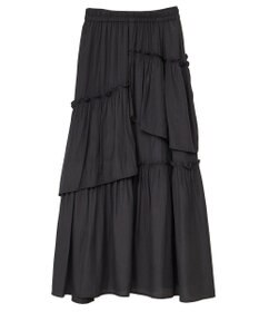 YECCA VECCA アシンメトリーラッフルスカート