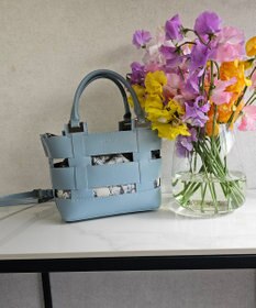 style code 【MERCURYDUO/マーキュリーデュオ】軽量メッシュ　花柄巾着付ミニトートバッグ