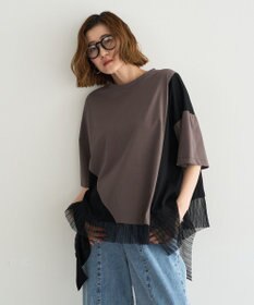 YECCA VECCA 裾アシメデザインプルオーバー