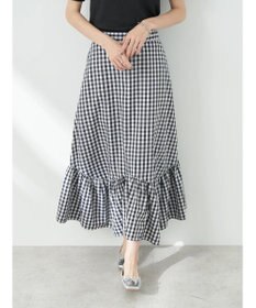 earth music&ecology イレヘムチェックスカート