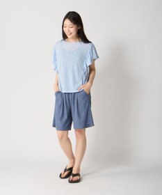 OP／FILA 【FILA】ドルマン袖フリルタンキニ4点セット水着