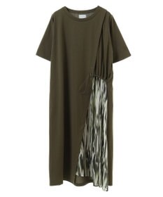 Green Parks 柄シアードッキングワンピース