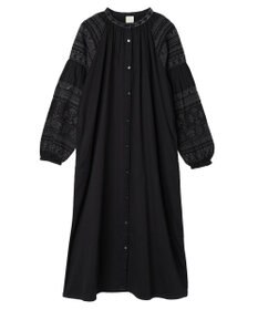 AMERICAN HOLIC インドコットン袖刺繍ワンピース