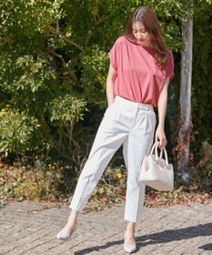 ANY SIS L 【UVケア】クールタッチミラクルガード テーパード パンツ