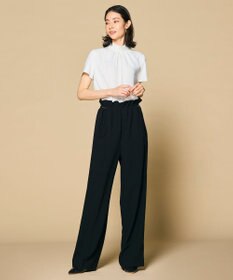 BEIGE， EVA / ハイネックハーフスリーブブラウス