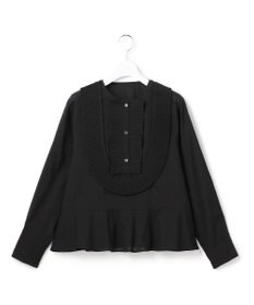 23区 【GOLD LABEL】トリアセテートオーガンジー プリーツブラウス