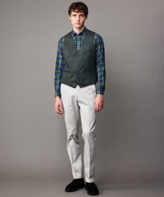 JOSEPH ABBOUD 【柔らか/暖かい】ファインブラッシュド ネル チェック シャツ