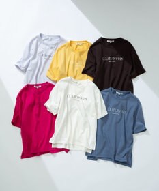 23区 L 【洗える】ボタニカル カラー Tシャツ