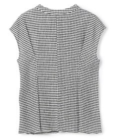 uncrave ギンガムチェック ジレブラウス