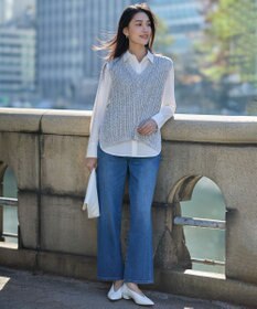 ICB コットンツイスター ニットベスト