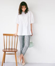 #Newans 【イージーケア】ラグランスリーブステッチブラウス