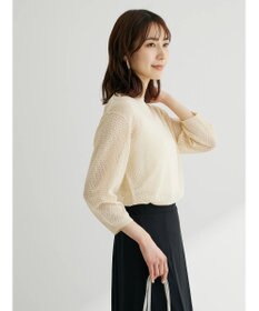 Green Parks ＳＥＴ２点　ラメすかしニット＋キャミソール