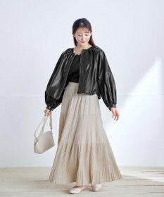 Tiaclasse L 【ふわもち美すふれ・洗える】スカラップカットソー