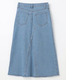 ANY 【洗濯機可能/ストレッチ】フロントスリットデニムスカート