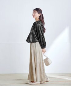 Tiaclasse L 【ふわもち美すふれ・洗える】スカラップカットソー