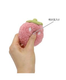 PET PARADISE ペットパラダイス ふわころトイ 《いちご  ピンク》 小型犬