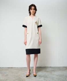 GRACE CONTINENTAL ビジューエンブレムワンピース