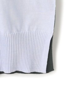 BEIGE， 【洗える】JULIE / シルク混カラーブロックタートルニット