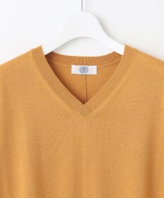 J.PRESS LADIES L 【洗える】EASY WOOL Vネック ニット