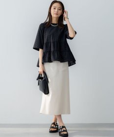 組曲 【WEB限定】オシャクロスタイト スカート