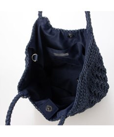 UNBILLION カシュカシュ cachecache / 柄編みベーシックトート カゴバッグ