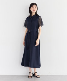 YECCA VECCA レース切替ワンピース