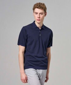 JOSEPH HOMME 【新柄】リュクスレーヨンボーダー　ポロニット