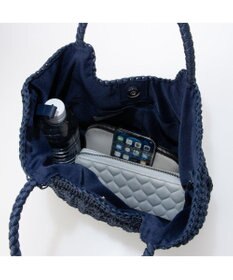 UNBILLION カシュカシュ cachecache / 柄編みベーシックトート カゴバッグ