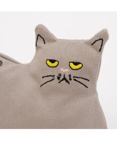 UNBILLION カシュカシュ cachecache / ネコ刺繍自立ポーチ