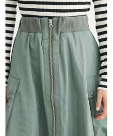 Green Parks ・ＳＵＧＡＲ　ＳＰＯＯＮ　ミリタリーフレアスカート