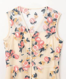 GRACE CONTINENTAL サマーフルーツ刺繍ワンピース