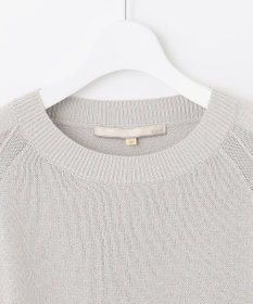 自由区 【洗える・XSサイズあり】ペーパーコットンアセテート  ニット